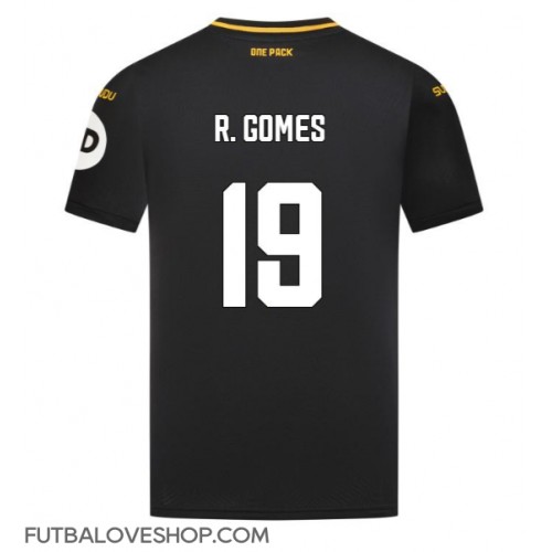 Dres Wolves Rodrigo Gomes #19 Preč 2024-25 Krátky Rukáv